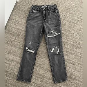 Pacsun high rise mom jeans in black